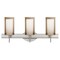 Besa Lighting Pahu 4 Vanity, Smoke/Opal, Satin Nickel Finish, 3x5W LED 3SW-S44007-LED-SN - alternate 1
